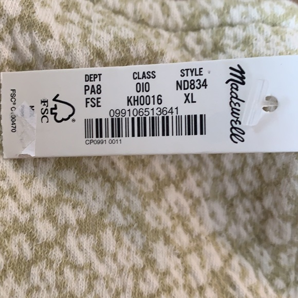 Madewell Floral Jacquard Button-Front Top - Picture 5 of 5